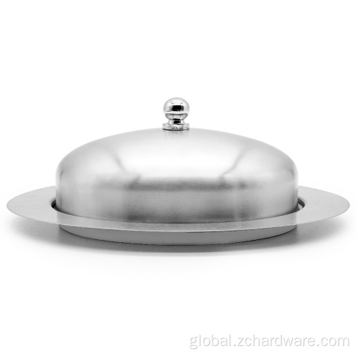 Butter Dish Durable Oval Shape Butter Keeper With Handle Supplier